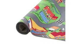Snapstyle Kinder Spiel Straßenteppich Grün 80x160cm