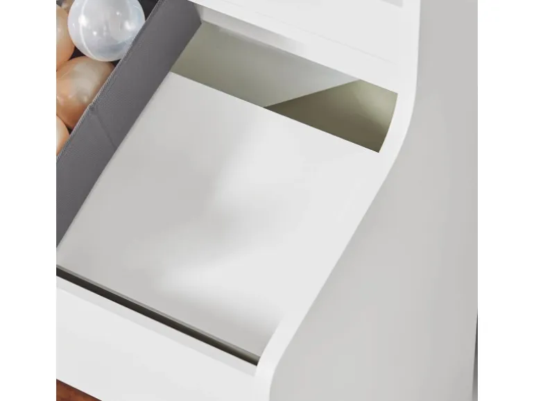 SoBuy Bücherregal für Kinder Kinderregal mit 2 Boxen Aufbewahrungsregal KMB71-W