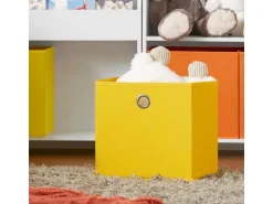 SoBuy Bücherregal Kinderregal mit 2 Boxen Aufbewahrungsregal Weiß KMB69-W