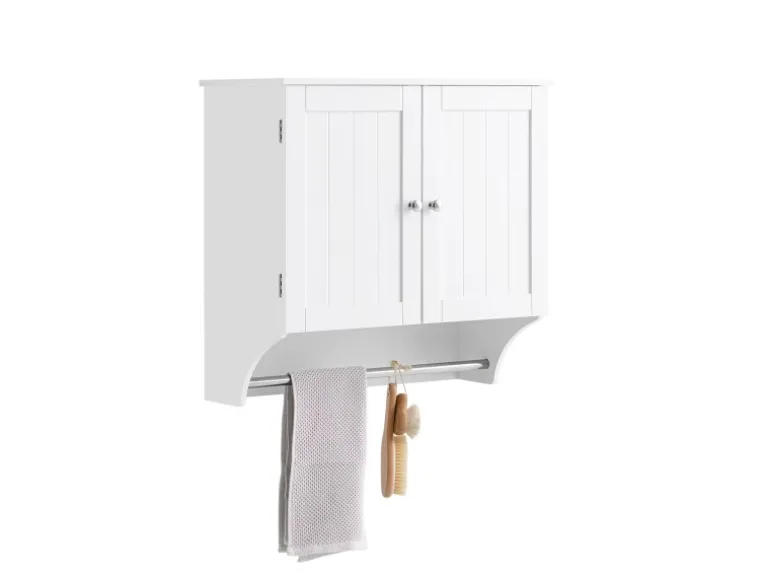 SoBuy Hängeschrank Badezimmerschrank Wandschrank Küchenschrank BZR84-W