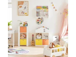 SoBuy Kinderregal Bücherregal für Kinder Wandregal Hängeregal KMB46-W
