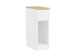 SoBuy Nachttisch Schmal Beistelltisch mit Schublade für Schlafzimmer FBT111-W