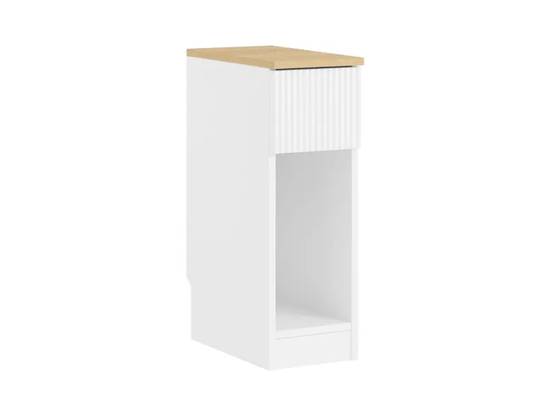 SoBuy Nachttisch Schmal Beistelltisch mit Schublade für Schlafzimmer FBT111-W