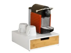 SoBuy Schubladenbox Aufbewahrungsbox Schreibtischorganizer 30×10×31cm FRG179-WN