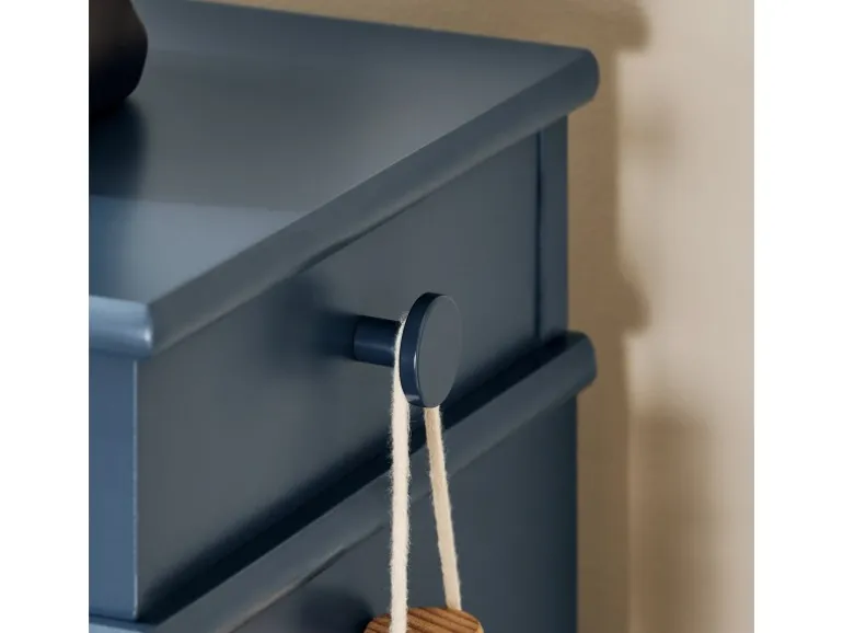 SoBuy Schuhbank Schmal mit 2 Klappen Garderobenbank mit Sitzkissen Blau FSR64-B