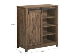 SoBuy Sideboard Kommode Schuhschrank Küchenschrank Flurschrank FSB59-N
