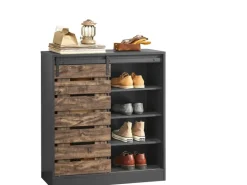 SoBuy Sideboard Schuhschrank Kommode Küchenschrank Flurschrank Lowboard FSB65-HG