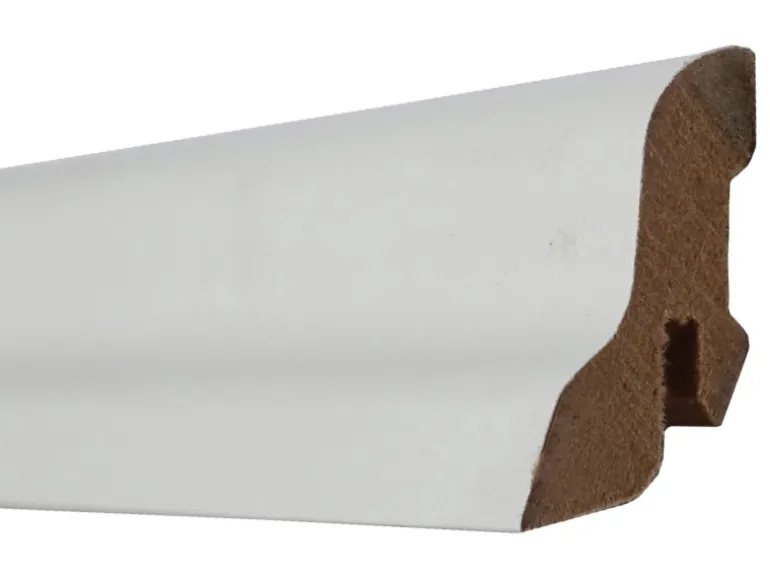 Sockelleiste Classic 40 Weiß 22 mm x 40 mm Länge 2400 mm