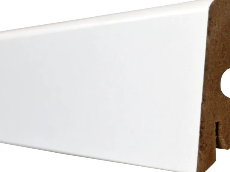 Sockelleiste Weiß 58 mm x 16 mm Länge 2500 mm