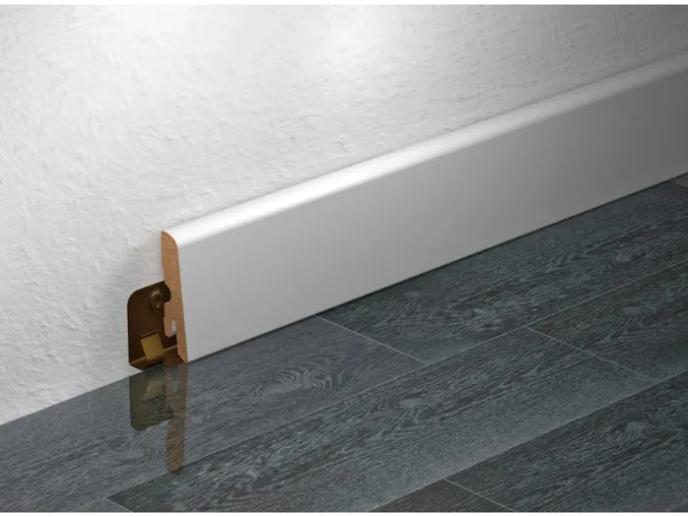 Sockelleiste Weiß 58 mm x 16 mm Länge 2500 mm