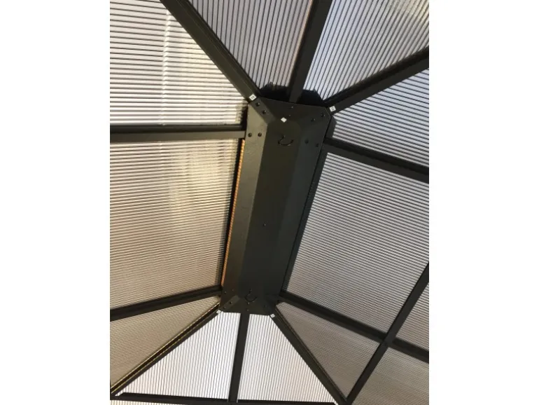 Sojag Aluminium Pavillon Castel 12 x 14 Bronze 362 cm x 427 cm x 296 cm