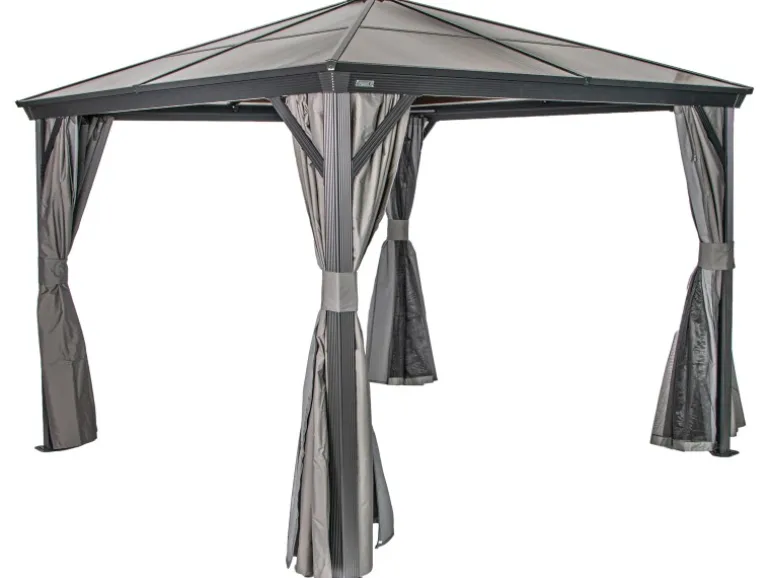 Sojag Aluminium-Pavillon Verona 10 x 10 Anthrazit 298 cm x 298 cm x 261 cm