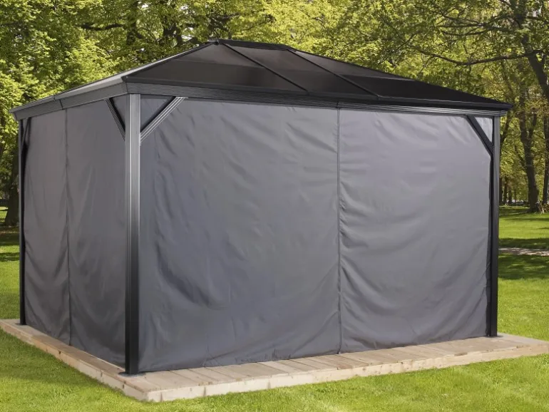 Sojag Vorhang-Set für Aluminium Pavillon Verona 10 x 10
