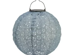 Solar-Dekoleuchte Pellaro LED Grau Ø 25 cm x 25 cm