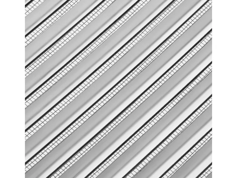 SOTECH Aluminium-Lüftungsgitter 190 x 190 mm Edelstahloptik Aufschraubbar mit Insektenschutz
