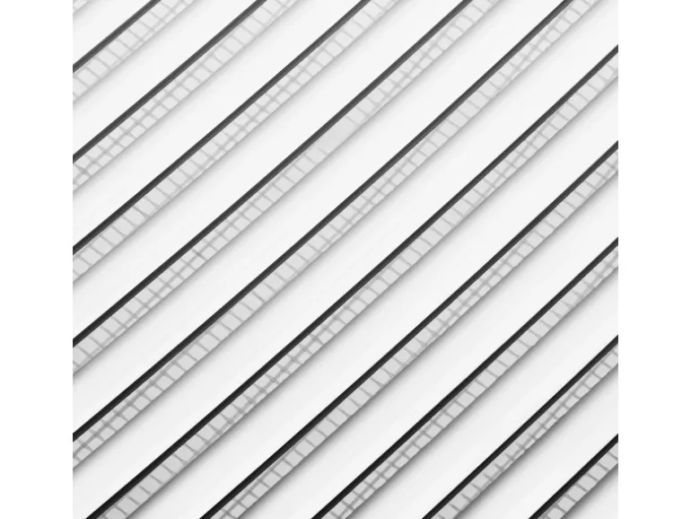 SOTECH Aluminium-Lüftungsgitter 250 x 250 mm Weiß Aufschraubbar mit Insektenschutz