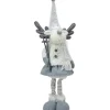 Stoff-Rentier Mädchen 64 cm x 18 cm x 15 cm cm Hellgrau-Weiß