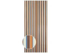 Streifenvorhang Braun-Beige 90 cm x 200 cm