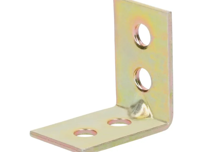 Stuhlwinkel Gelb Verzinkt 25 mm x 25 mm x 15 mm