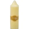 Stumpenkerze 30 cm x 9 cm x 9 cm Beige
