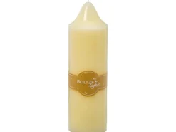 Stumpenkerze 30 cm x 9 cm x 9 cm Beige