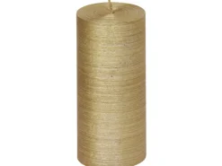 Stumpenkerze Glory 150/68 mm Gold
