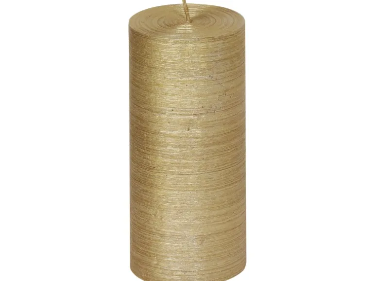 Stumpenkerze Glory 150/68 mm Gold