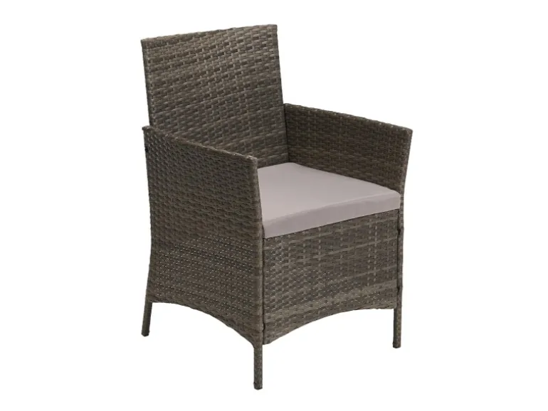 Svita Brooklyn Polyrattan Sitzgruppe Lounge Gartenmöbel Set Grau