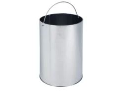 Svita 30L Standaschenbecher Eimer Aschenbecher Mülleimer Ascher 60x25cm Schwarz