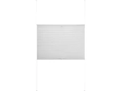 Tageslicht-Spannplissee Valeria 60 cm x 130 cm Weiß