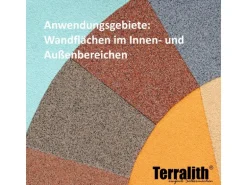 Terralith Buntsteinputz Mosaikputz 2mm -15 kg- BSP113 Rosa Schwarz