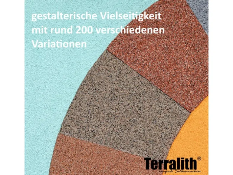 Terralith Buntsteinputz Mosaikputz 2mm -15 kg- BSP30 Schwarz