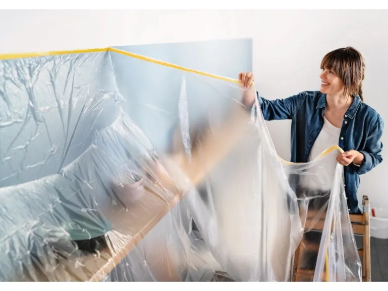 Tesa Abdeckfolie inkl. Klebeband Easy Cover Perfect+ L Nachfüllung