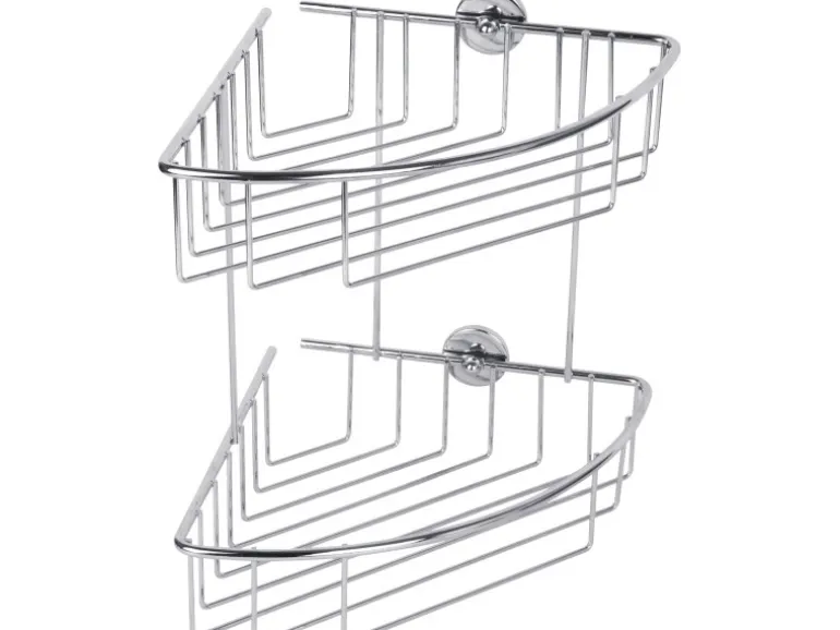 Tesa Eck-Duschregal Baath Plus Verchromt