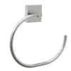 tesa® EKKRO Handtuchring, Metall, verchromt, inkl. Klebelösung, 175mm x 195mm x