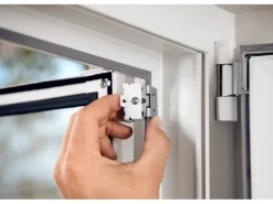Tesa® Fliegengitter Adapter-Set für faltbare Alu-Türrahmen Falt Anthrazit