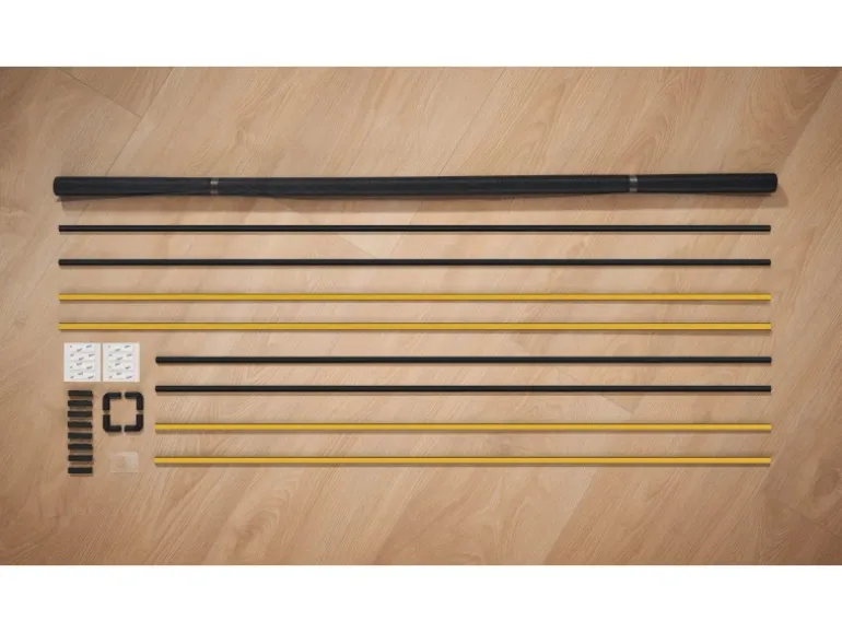 tesa® Insect Stop Insektenschutz Anklipsrahmen für Fenster 1,00 m x 1,20 m