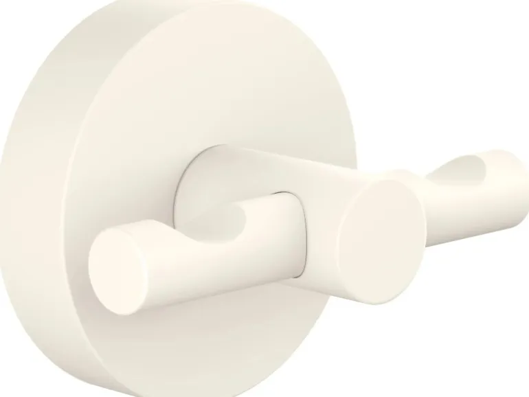 Tesa Moon White Bademantelhaken Weiß Matt inkl. Klebelösung