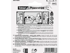 tesa Powerstrips Vario-Gardinenhaken Braun