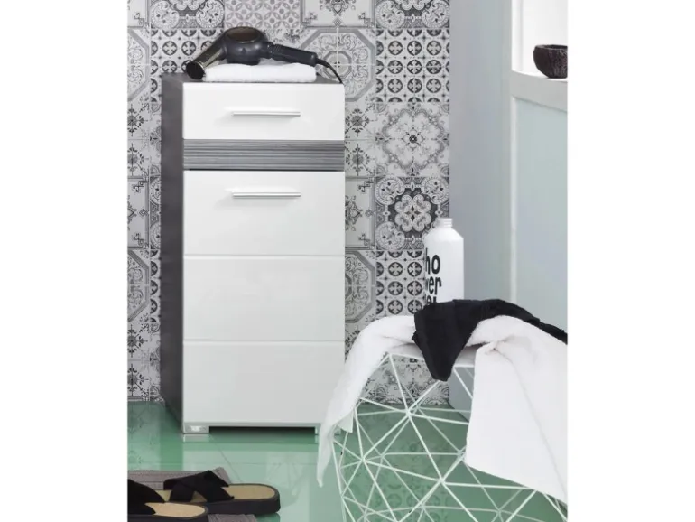 Trendteam Kommode Set-One 80 cm x 31 cm x 37 cm Weiß FSC®