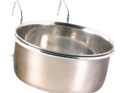 Trixie Edelstahlnapf mit Halter 600 ml/ ø 12 cm