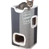 Trixie Kratzbaum Cat Tower Jorge 78 cm Anthrazit/ Lichtgrau/ Grau