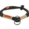 Trixie Zug-Stopp-Halsband Be Nordic 45 cm x Ø 8 mm Schwarz-Sand