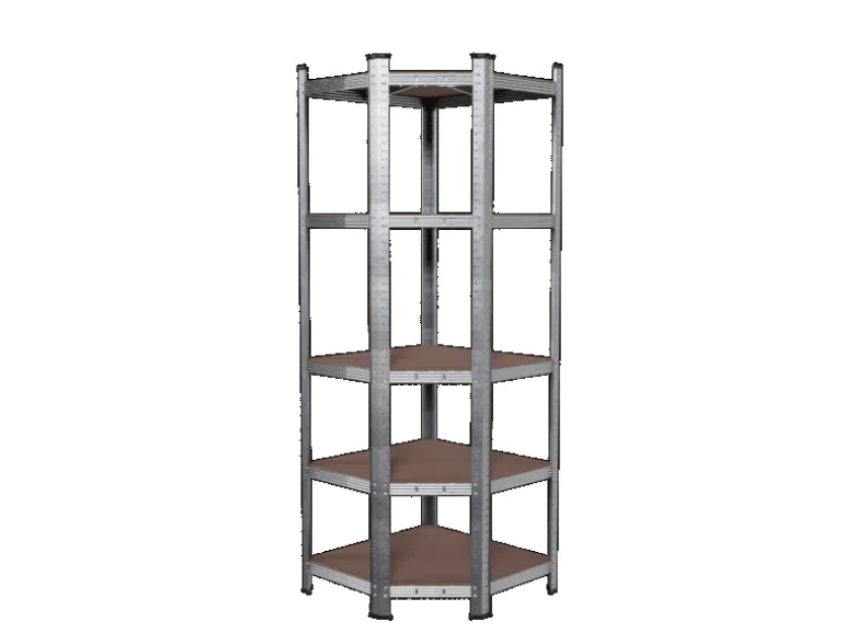 Tronitechnik Schwerlastregal Kellerregal Lagerregal 40 X 40 X 70 X 70 X 180 Cm Stahlgestell Bis 875 Kg 5 Ablagen