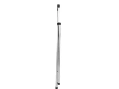 TRUTZHOLM Alu Trittleiter 4 Stufig Klappbar mit Handlauf 150kg Silber