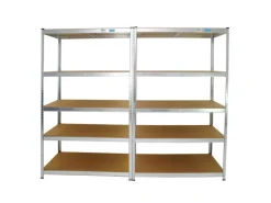 TRUTZHOLM 2er Set XXL Schwerlastregal 180x120x60 cm 875 kg Traglast Werkstattregal