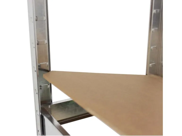 TRUTZHOLM Schwerlastregal 160x80x40 cm 2er Set