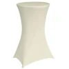 TRUTZHOLM Stehtischhusse Stretch 60cm Beige