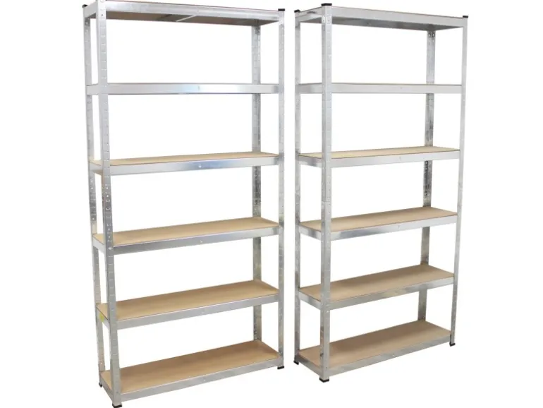 TRUTZHOLM 2x Schwerlastregal 200x100x30cm Traglast 900kg mit Regalverbinder