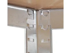 TRUTZHOLM 2x Schwerlastregal 200x100x30cm Traglast 900kg mit Regalverbinder